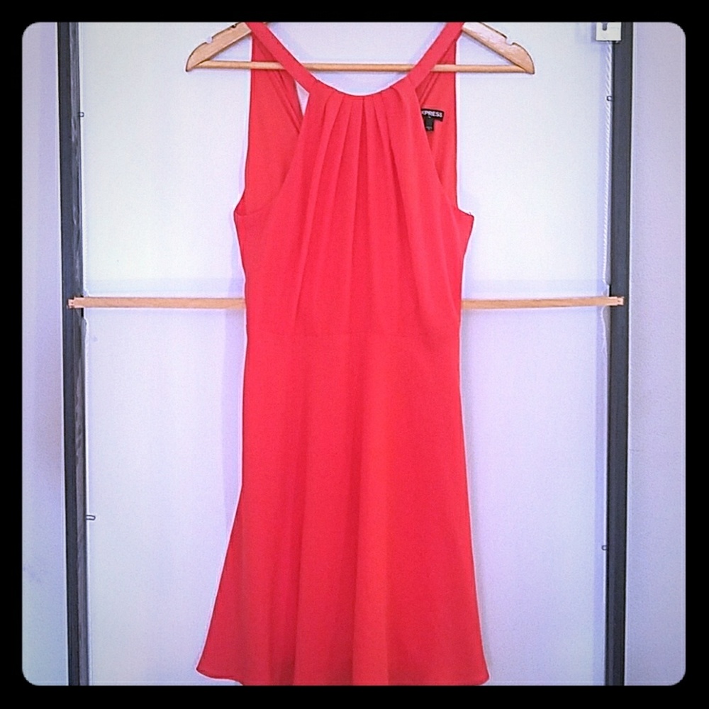 coral dress